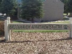 Brookhaven Apartment Sign